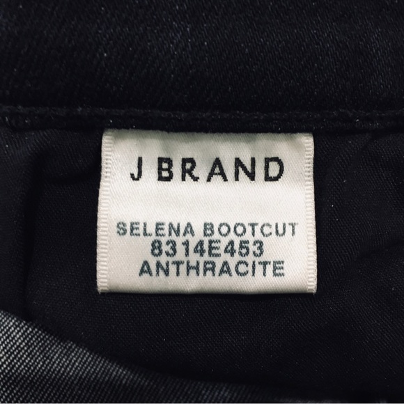 J Brand Selena Bootcut Cropped Black Jeans size 26 - Picture 9 of 9